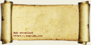 Miljana Nedić vizit kartica